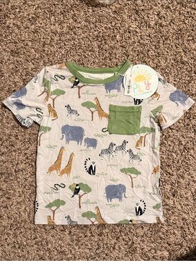 Little Sleepies Safari Friends Toddler Tee